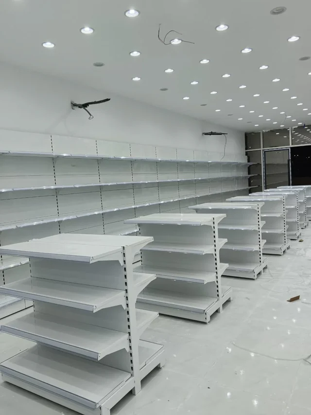Grocery store shelving